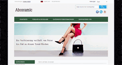 Desktop Screenshot of abceramic.de